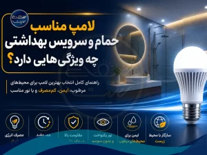 شعاع لایت 30 لامپ مناسب حمام و سرویس بهداشتی چه ویژگی دارد؟