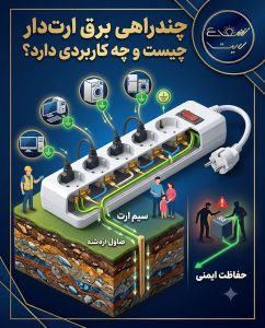 چندراهی برق ارت‌دار چیست و چه کاربردی دارد؟