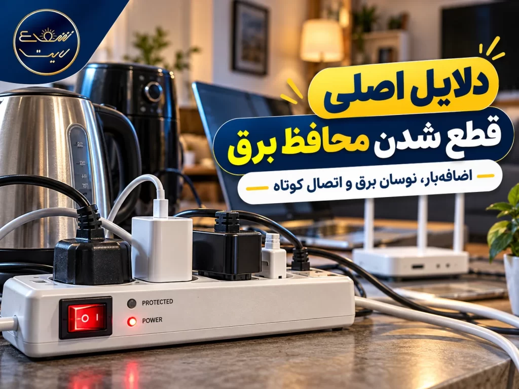 دلایل اصلی قطع شدن محافظ برق