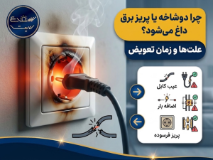 چرا دوشاخه یا پریز برق داغ می‌شود؟ علت‌ها و زمان تعویض