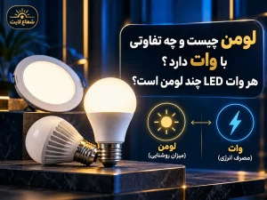 شعاع لایت 32 لومن چیست و تفاوت آن با وات